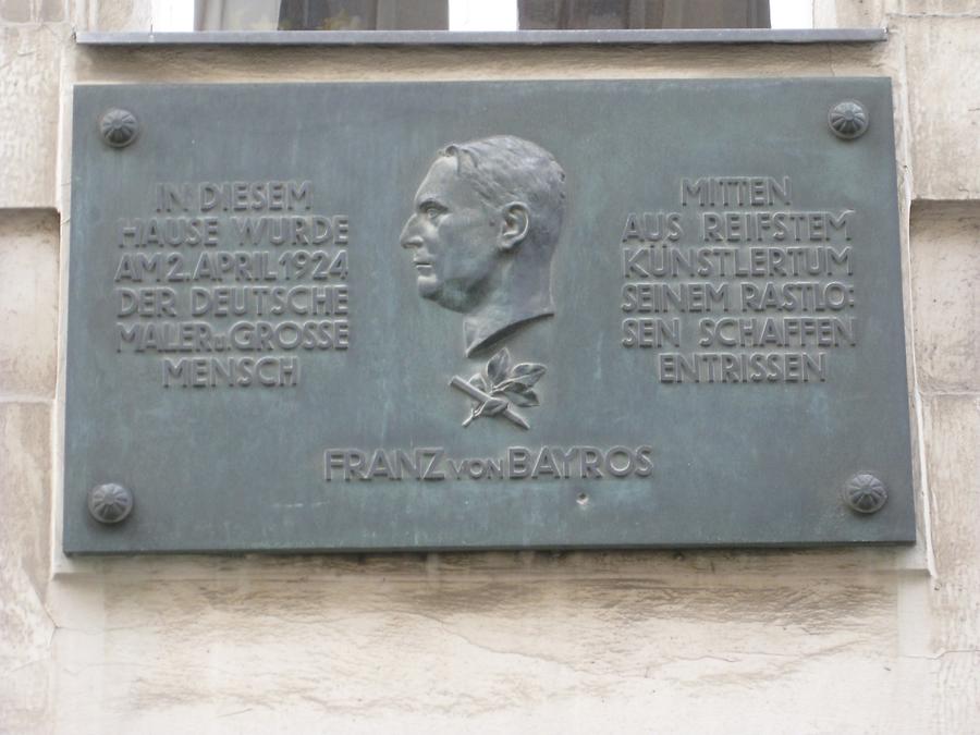 Franz von Bayros Gedenktafel