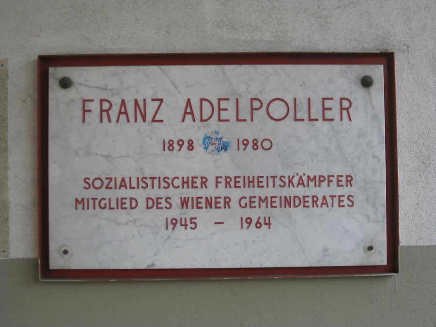 Franz Adelpoller Gedenktafel