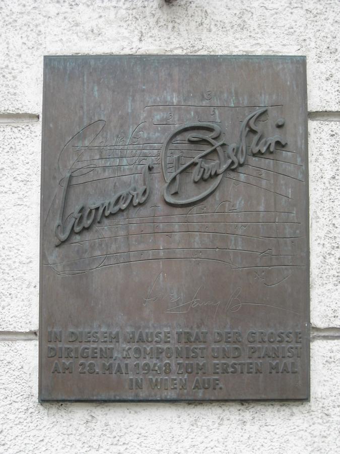 Leonard Bernstein Gedenktafel