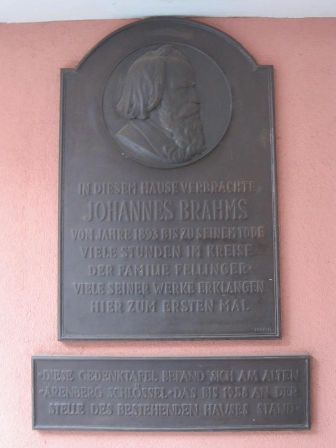 Johannes Brahms Gedenktafel