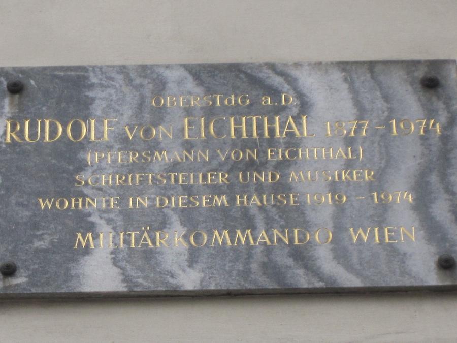 Rudolf von Eichthal Gedenktafel