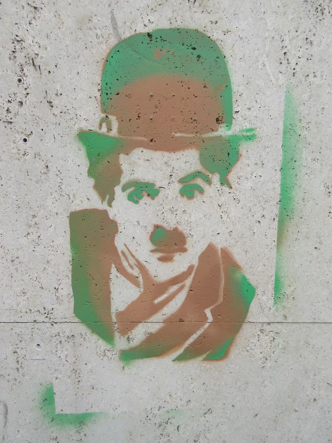 Charlie Chaplin-Graffito