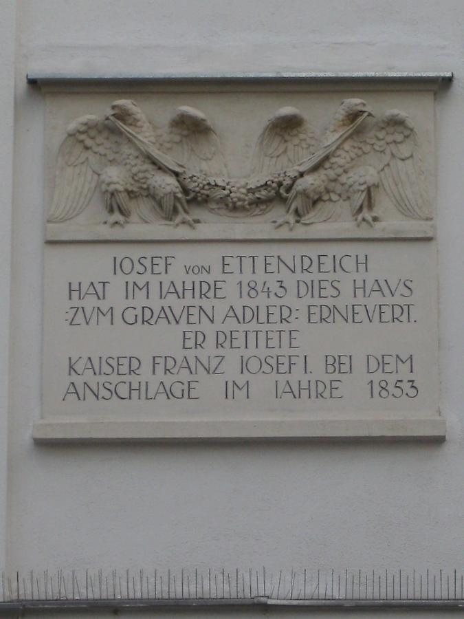 Josef von Ettenreich Gedenktafel