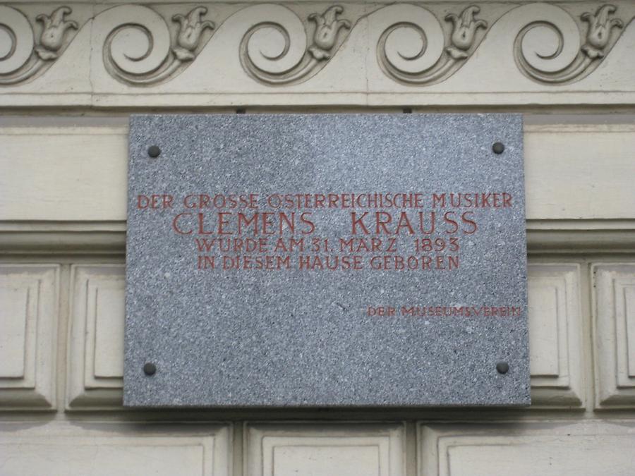 Clemens Krauss Gedenktafel