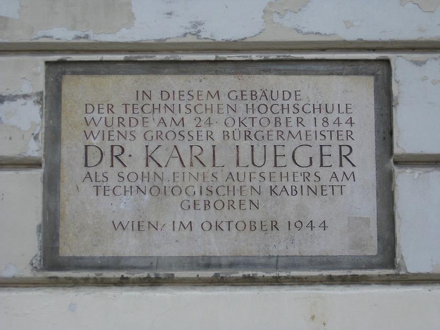 Dr. Karl Lueger Gedenktafel