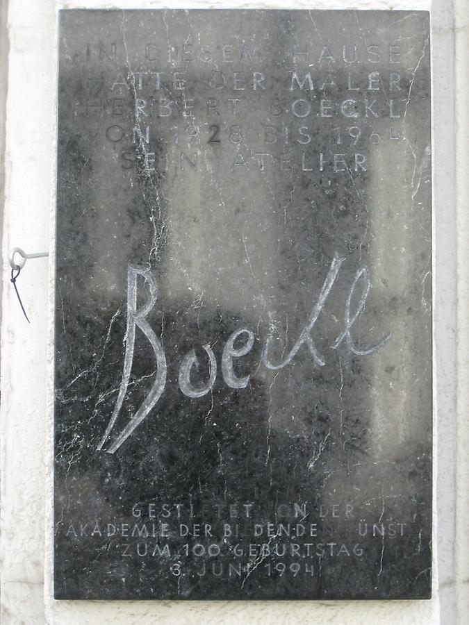 Herbert Böckl Gedenktafel