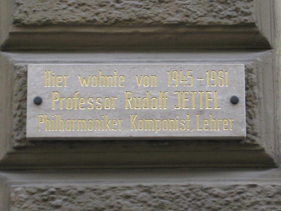 Rudolf Jettel Gedenktafel
