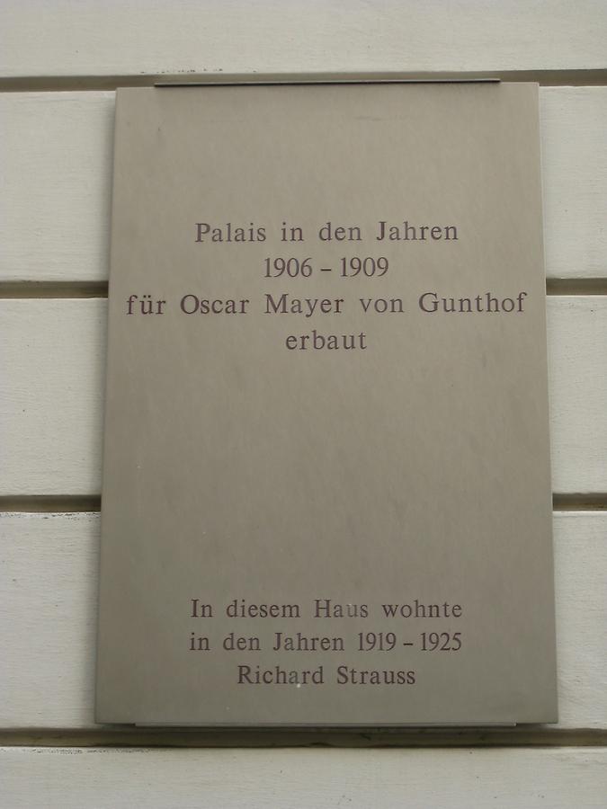 Richard Strauss Gedenktafel