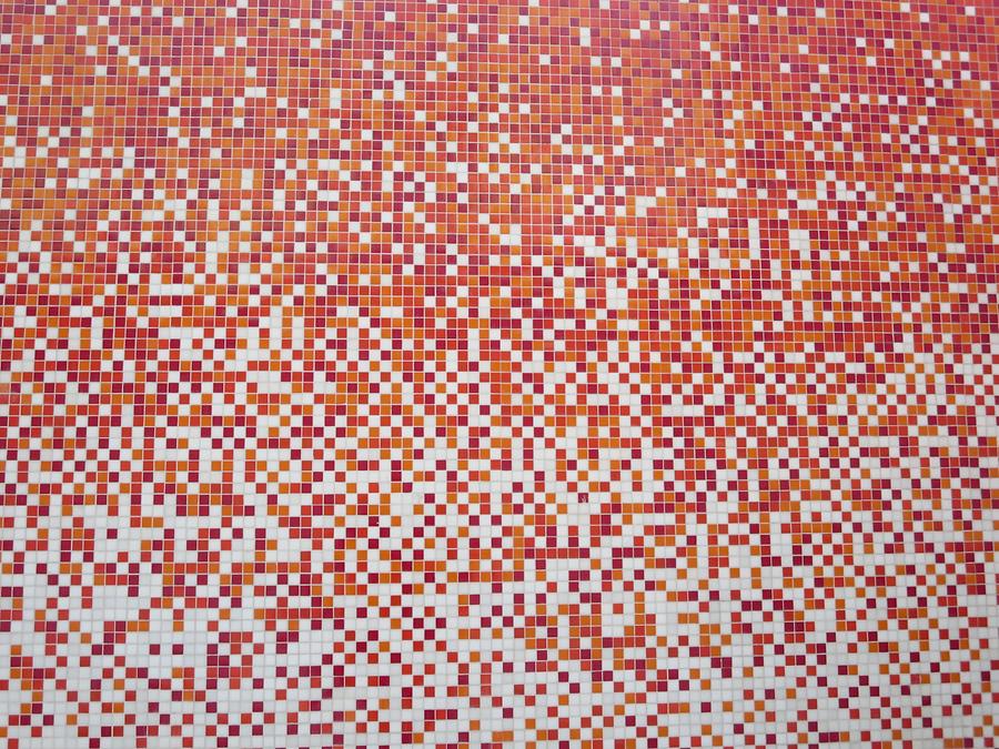Mosaik rot-weiß
