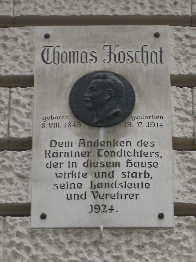 Thomas Koschat Gedenktafel