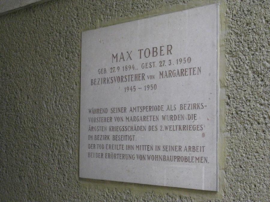 Max Tober Gedenktafel