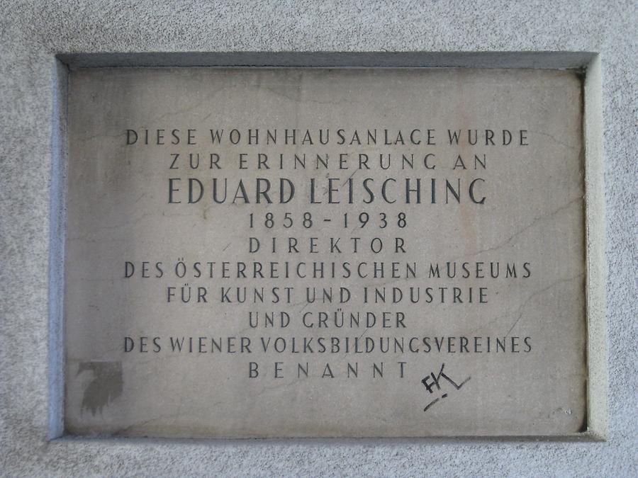 Eduard Leisching Gedenktafel