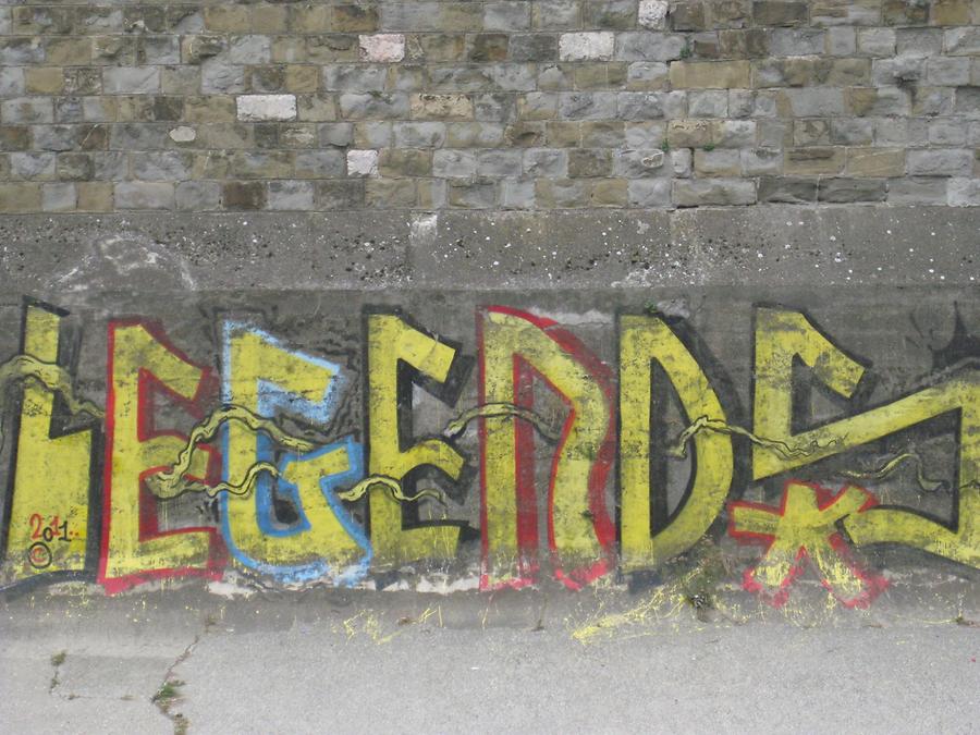 Graffito 'Legends'
