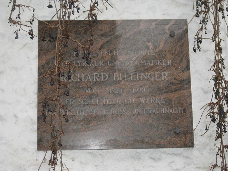 Richard Billinger Gedenktafel