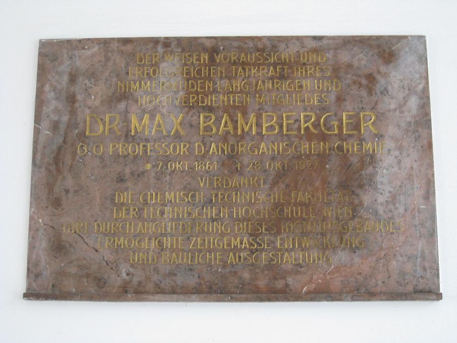 Max Bamberger Gedenktafel