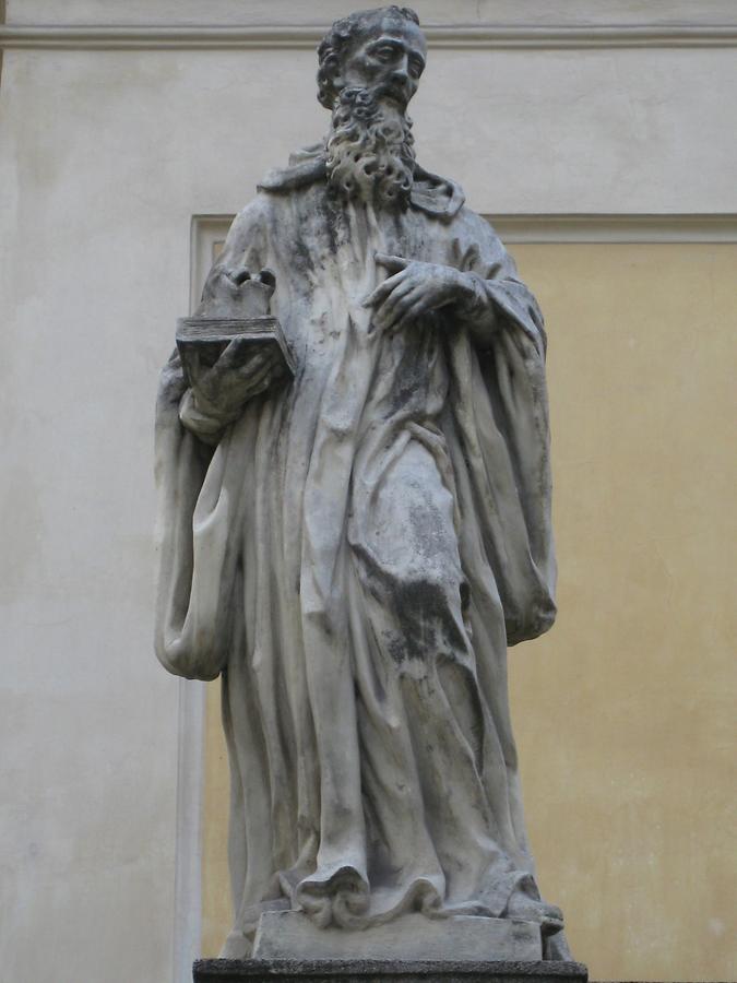 Hl. Benedikt von Nursia-Statue (vor Pfarrkirche St. Ulrich)