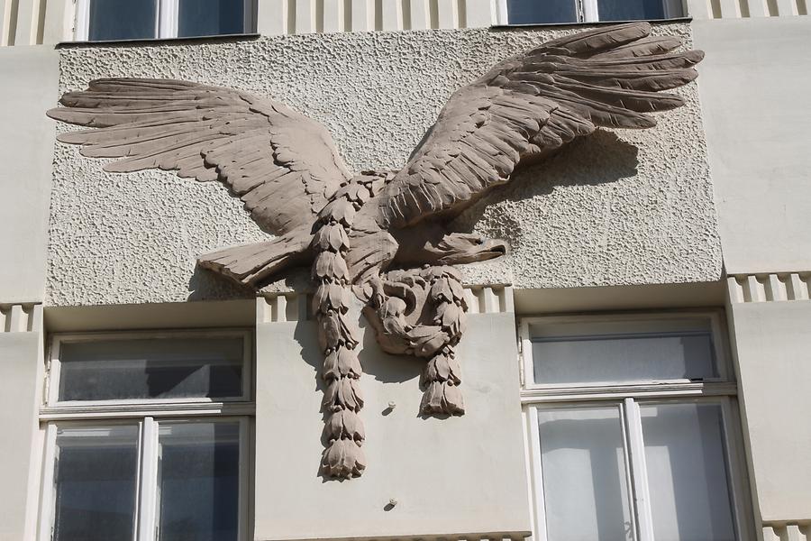 Wandskulptur 'Adler'