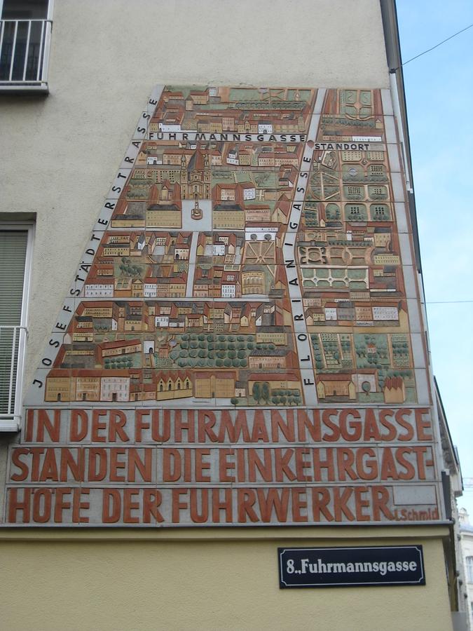 Wandmosaik 'Einkehrgasthöfe der Fuhrwerker'