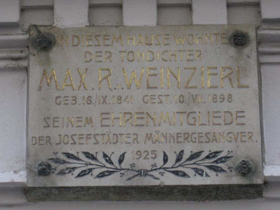 Max R. Weinzierl Gedenktafel