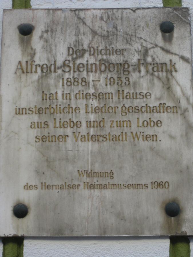 Alfred Steinberg-Frank Gedenktafel