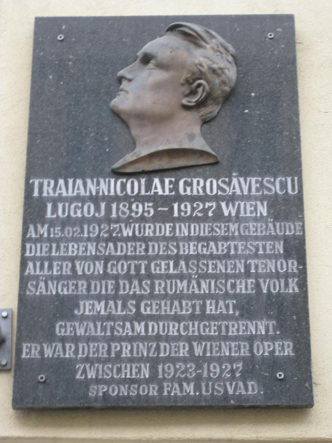 Traian-Nicolae Grosavescu Gedenktafel