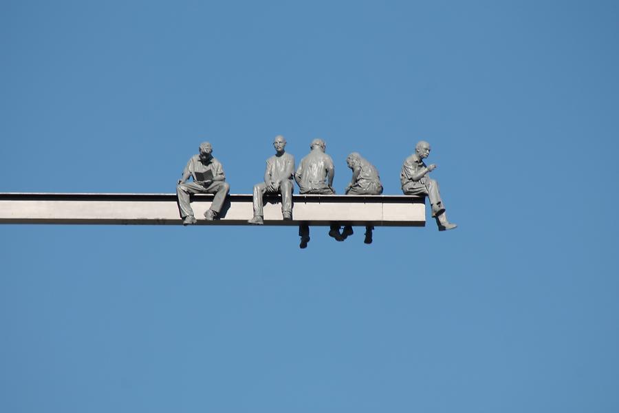 Skulptur 'Lunch Atop' von Chrristoph Steinbrenner, Dempf & Huber 2016