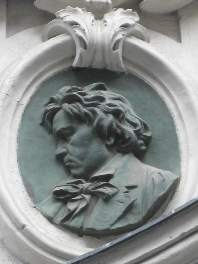 Portraitmedaillon von Ludwig van Beethoven Portraitmedaillon von Ludwig van Beethoven