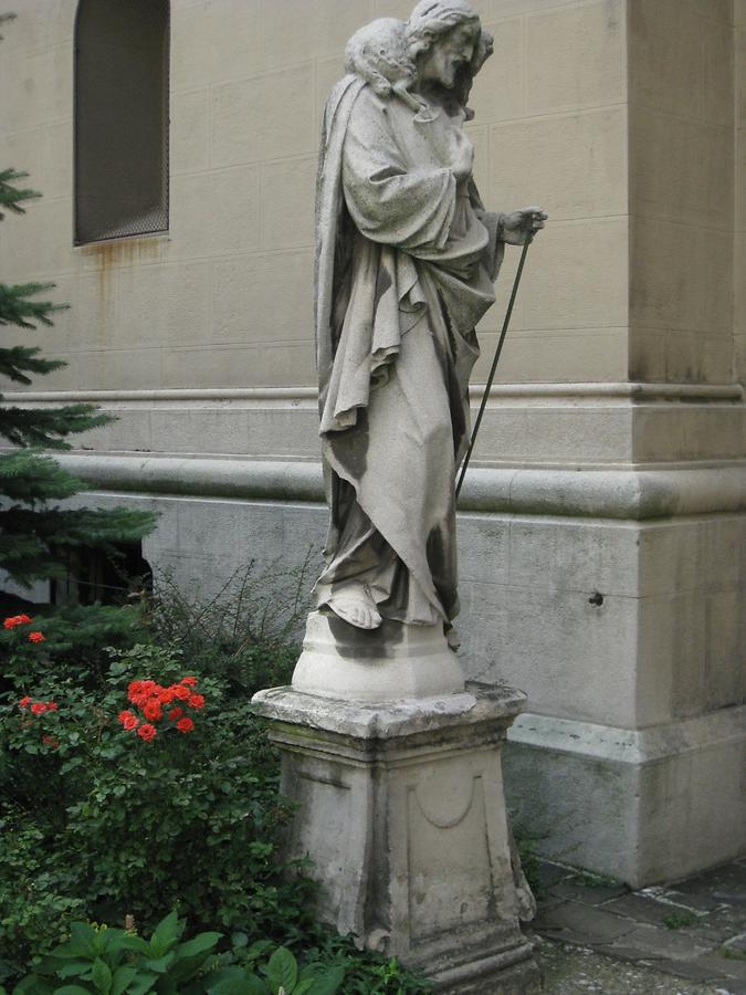 Statue 'Christus als guter Hirte'