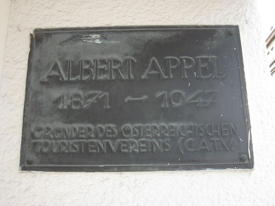 Albert Appel Gedenktafel