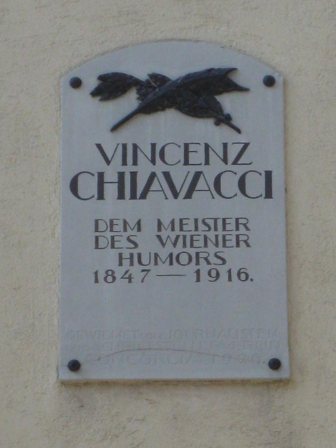 Vinzenz Chiavacci Gedenktafel