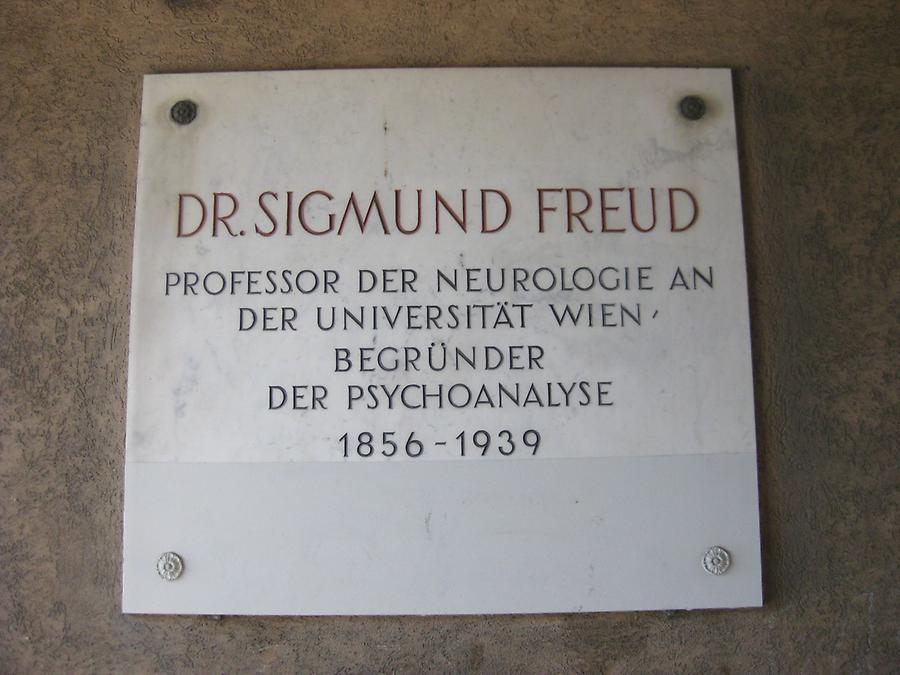 Sigmund Freud Gedenktafel
