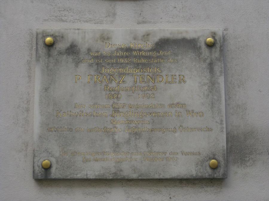 Franz Tendler Gedenktafel
