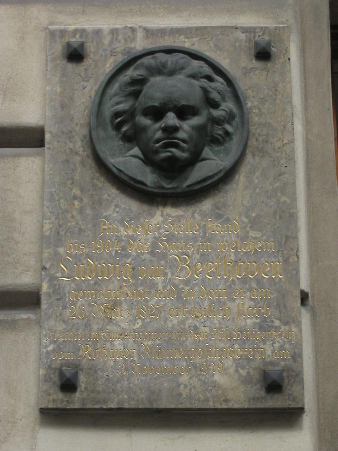Ludwig van Beethoven Gedenktafel