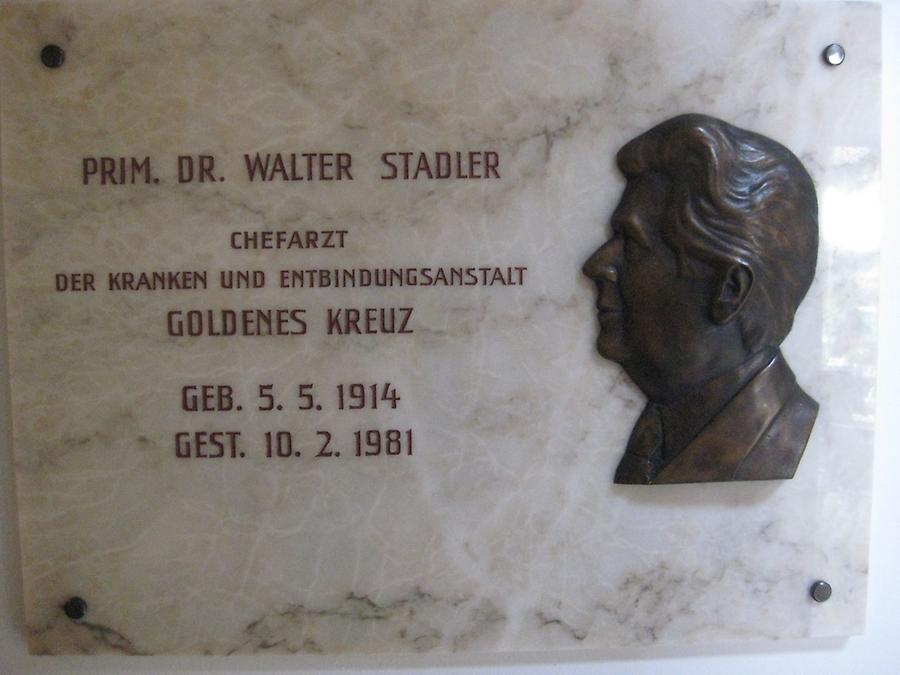 Walter Stadler Gedenktafel