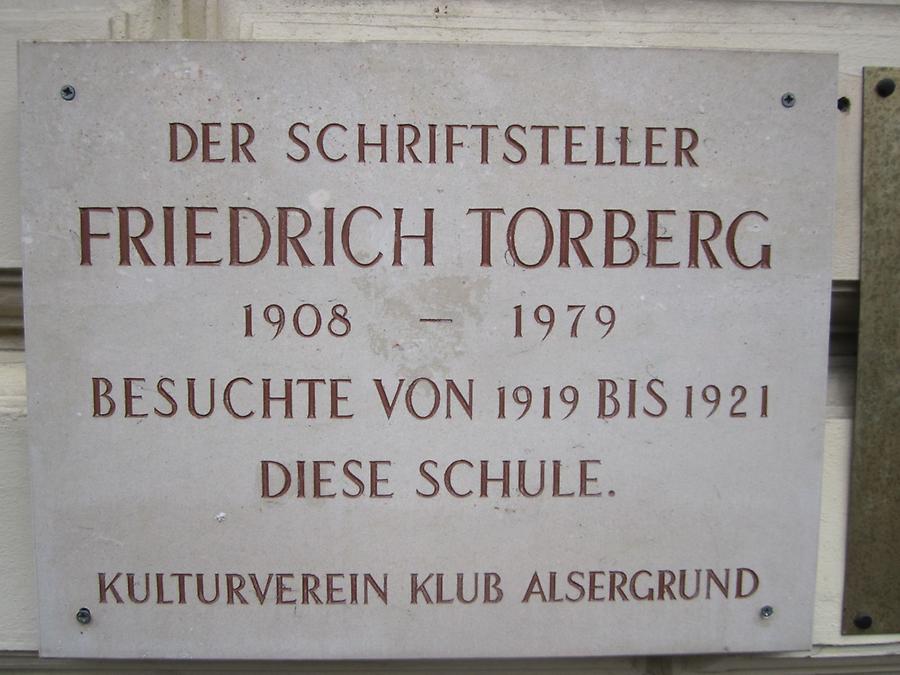 Friedrich Torberg Gedenktafel