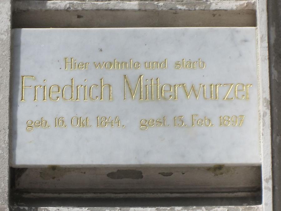 Günthergasse 1- Friedrich Mitterwurzer Gedenktafel