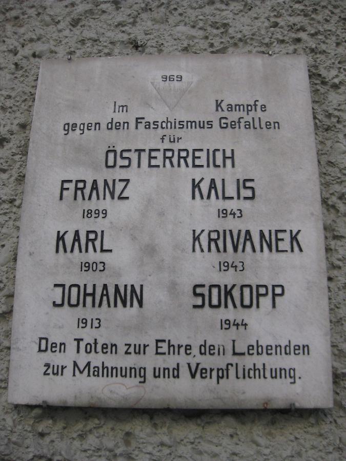 Opfer des Faschismus-Erinnerungstafel