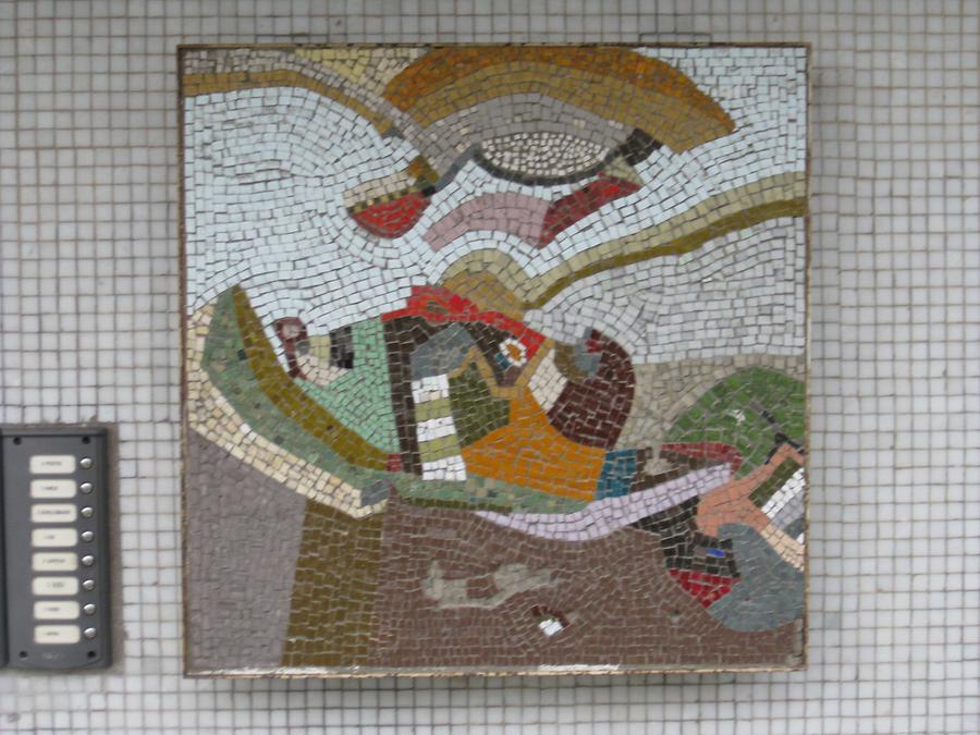 Mosaik-Hauszeichen von Gerhard Gutruf