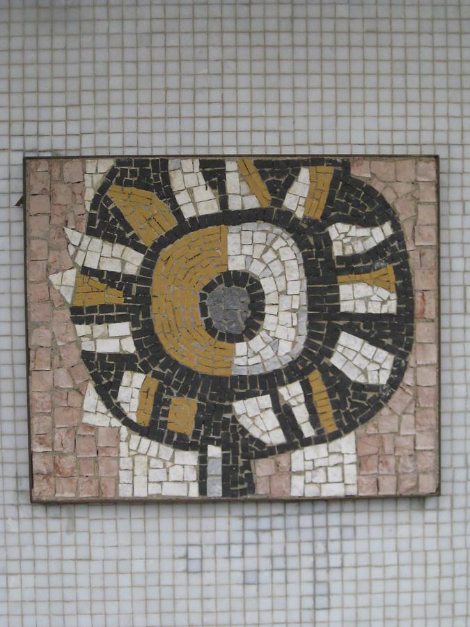 Mosaik-Hauszeichen von Johannes Wanke