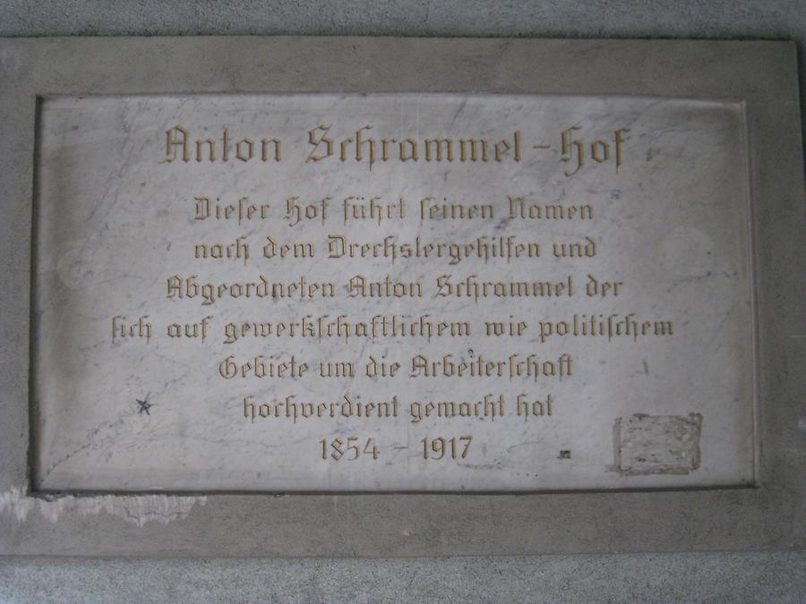 Anton Schrammel Gedenktafel