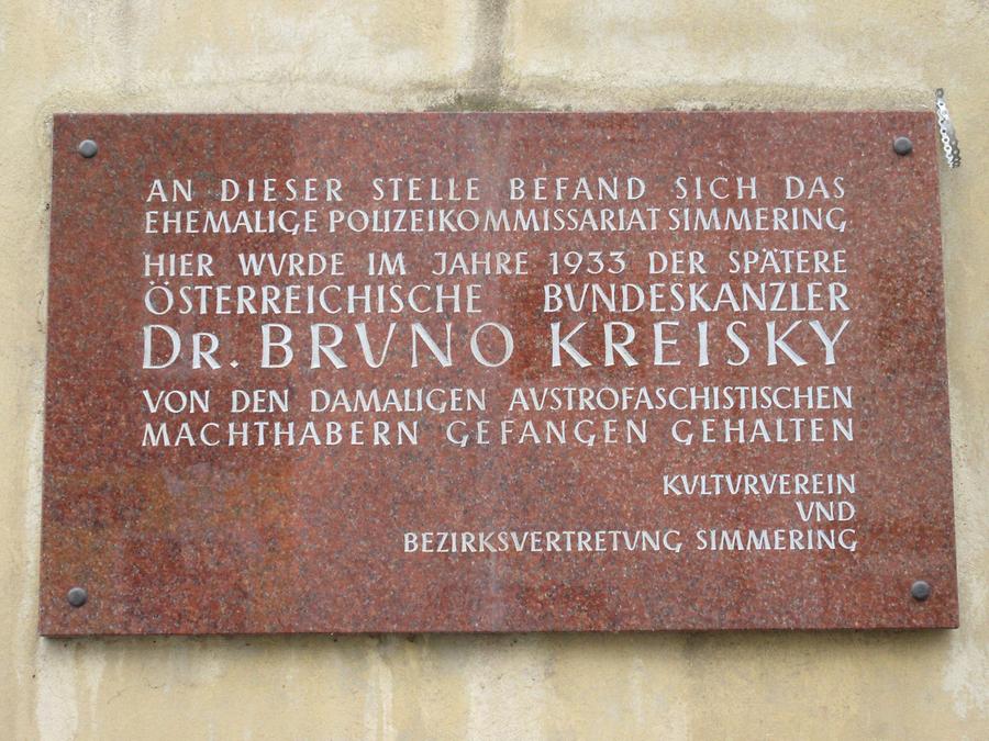 Bruno Kreisky Gedenktafel