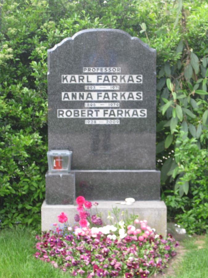 Grab von Karl Farkas, Schauspieler, Kabarettist 1893-1971