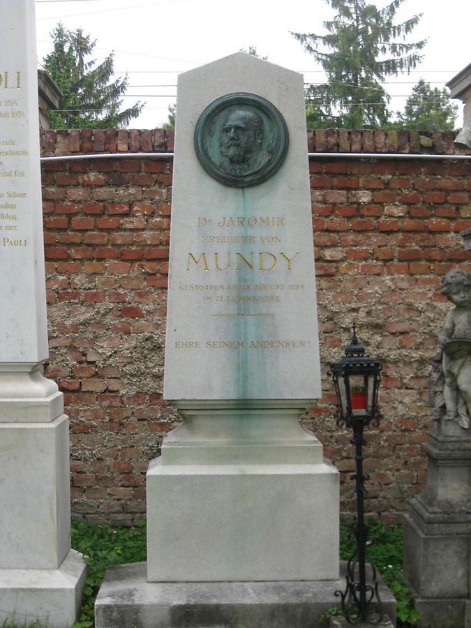 Grab von Jaromi von Mundy, Gründer der Wiener Rettung 1822-1894