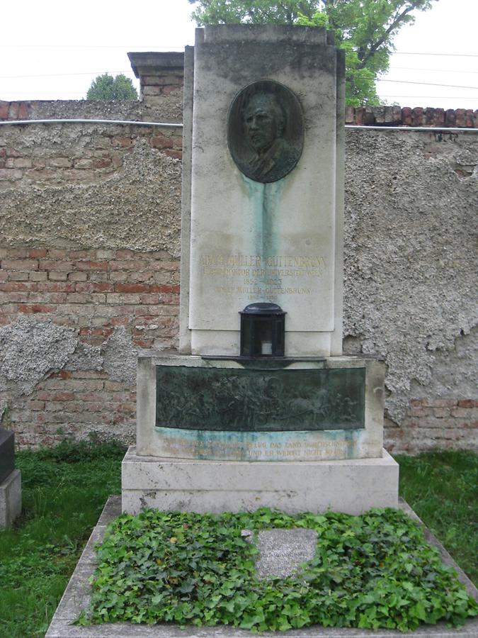 Grab von Adam Müller-Guttenbrunn, Schriftsteller 1842-1923