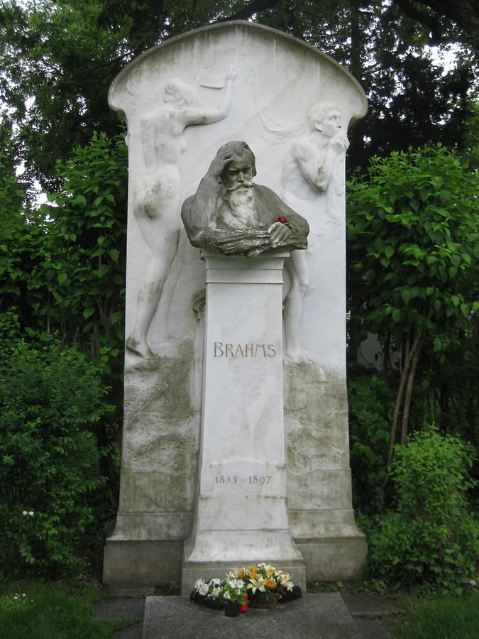 Grab von Johannes Brahms, Komponist 1833-1897