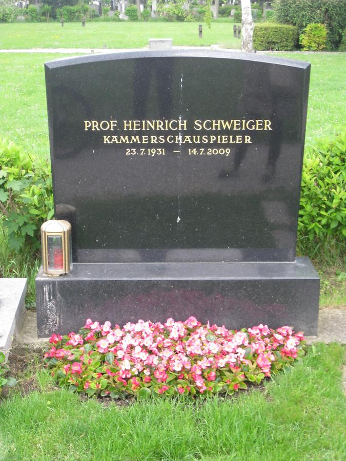 Grab von Heinrich Schweiger, Schauspieler 1931-2009