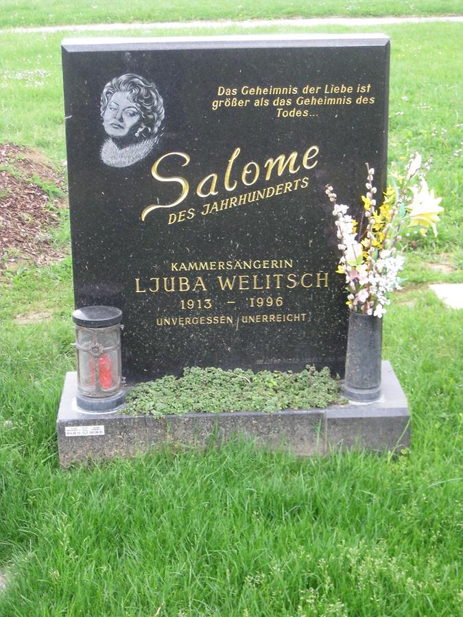 Grab von Ljuba Welitsch, Sängerin 1913-1996