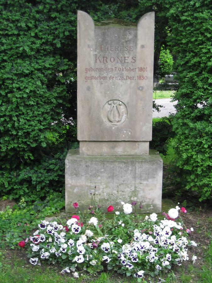 Grab von Therese Krones, Schauspielerin 1801-1830