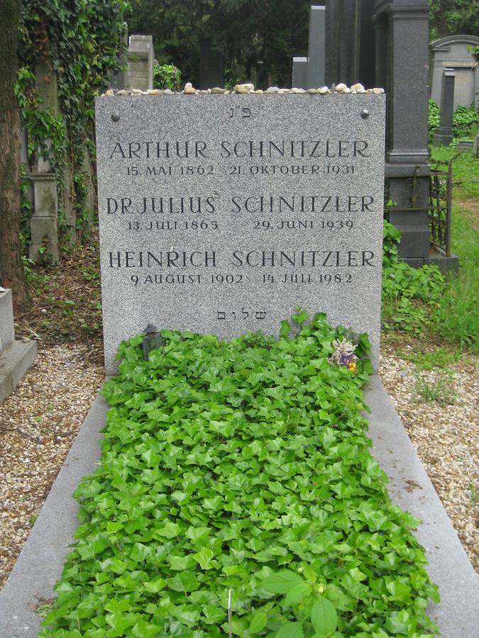 Grab von Arthur Schnitzler, Schriftsteller 1862-1931