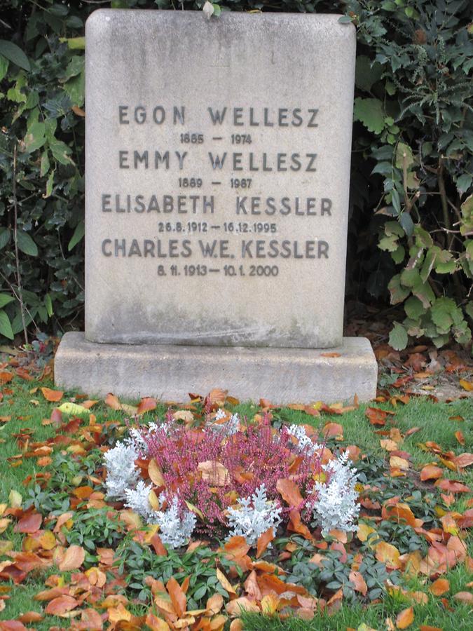 Grab von Egon Wellesz, Komponist 1885-1974